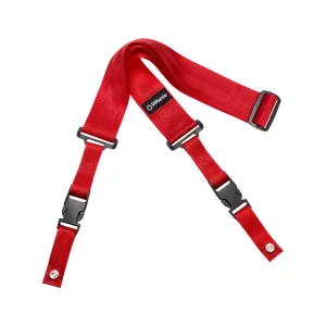 DiMarzio DD2200RD ClipLock Quick Release 2Inch Guitar Strap, Red