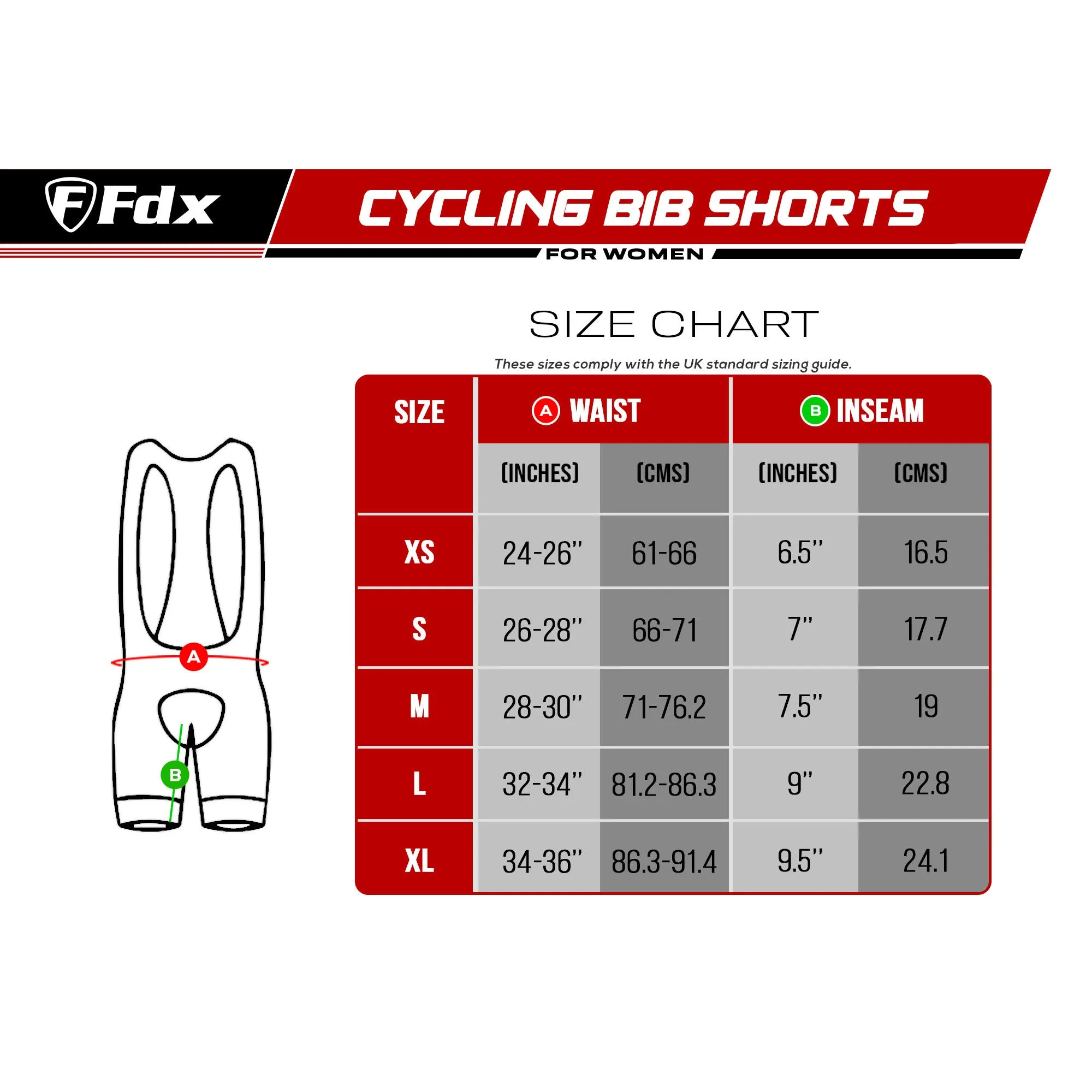 Fdx All Day Pink Women's & Girl's Padded Summer Cycling Cargo Bib Shorts
