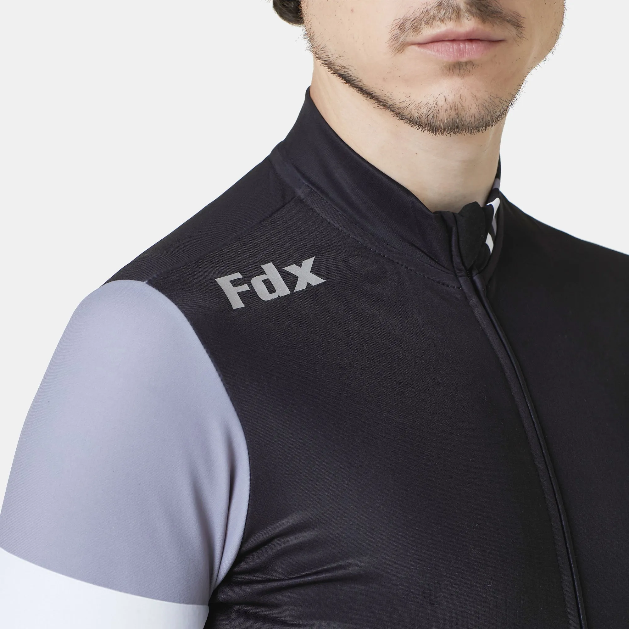 Fdx Limited Edition Men's & Boy's Black Thermal Roubaix Long Sleeve Cycling Jersey