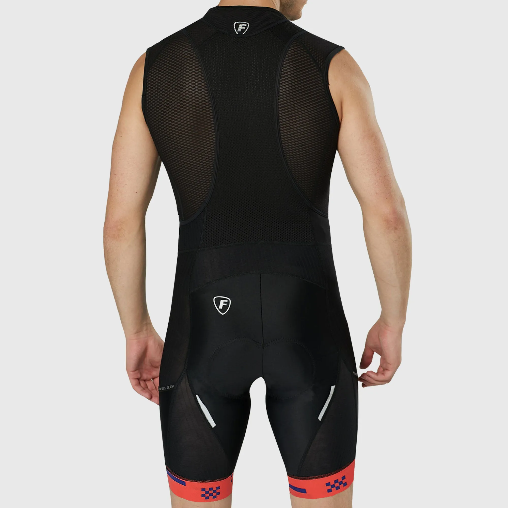 Fdx Men's & Boy's Set All Day Red Short Sleeve Jersey & Bib Shorts