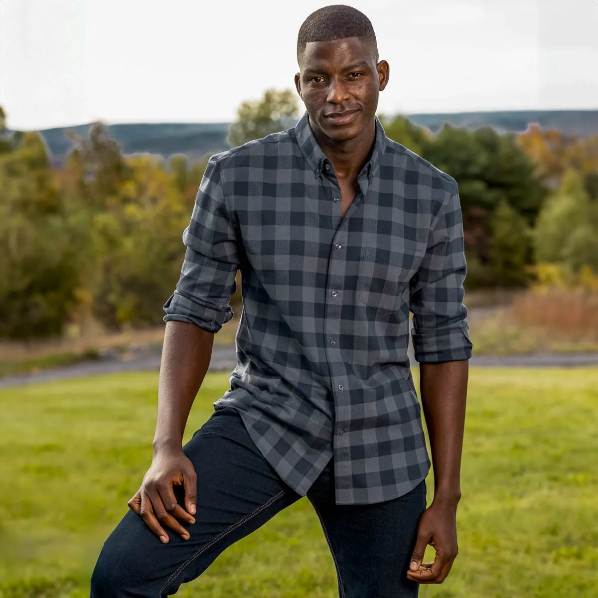 Flangela Flansbury – BorlandFlex™ Long Sleeve Flannel