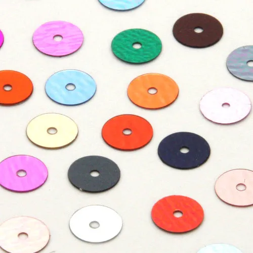 Flat Round Sequin #214 Light Purple (Metallic)