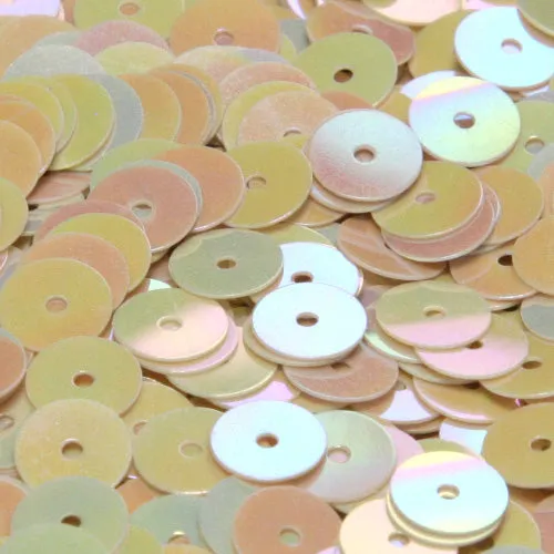 Flat Round Sequin #564 Light Brown (Opaque Iris)