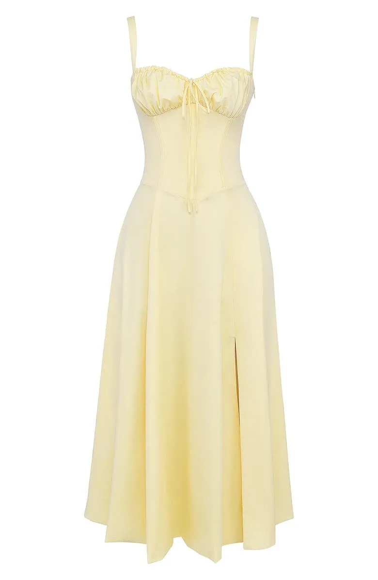 Floral Bustier Midriff Waist Shaper Dress (Buy 2 Vip Shipping)