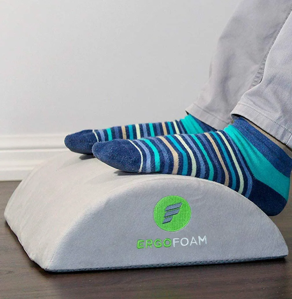 Foot Rest Under Desk (Grey)