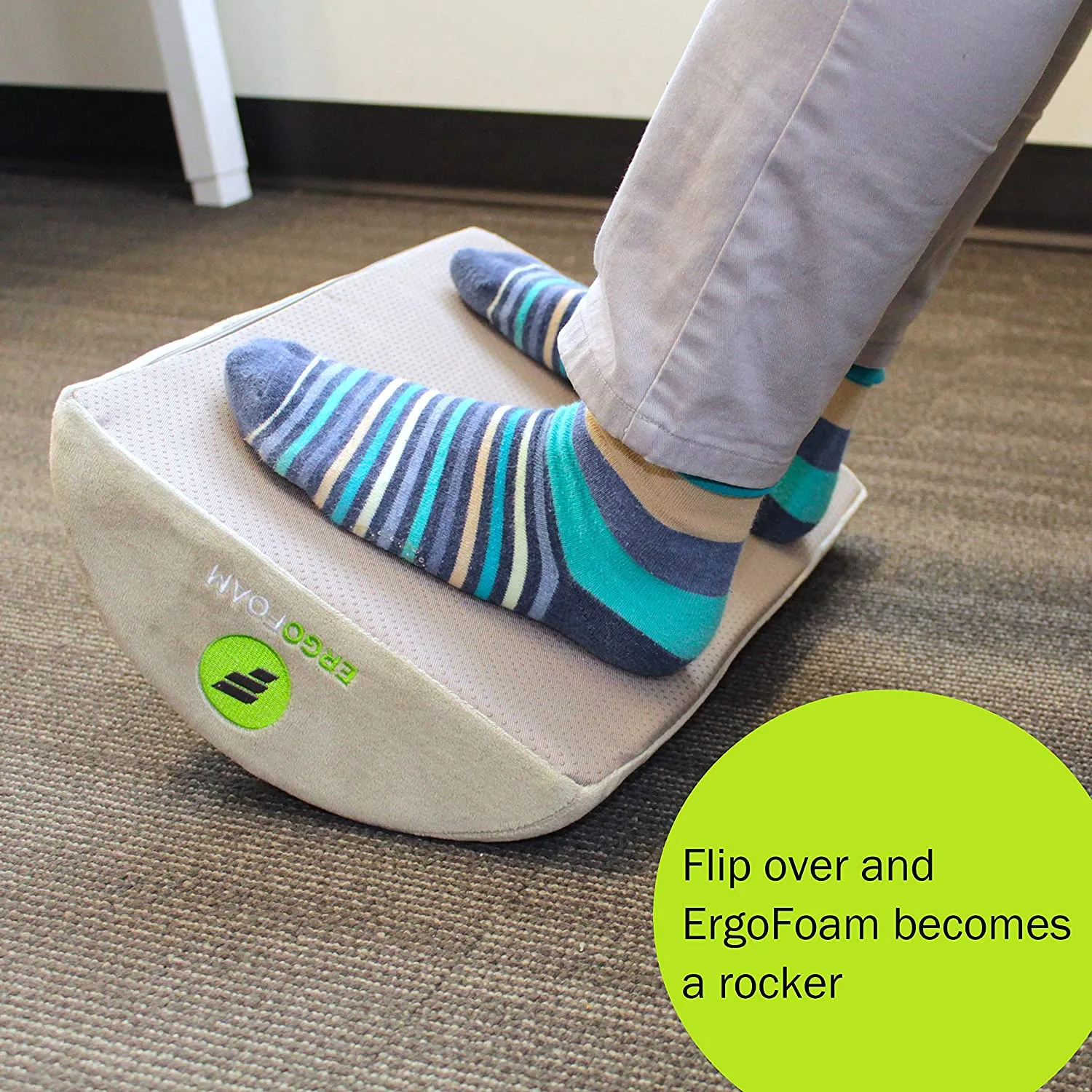 Foot Rest Under Desk (Grey)
