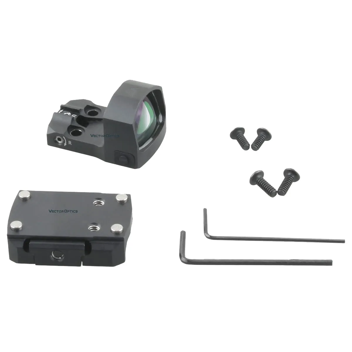 FRENZY-S 1x17x24 MOS (Multi Reticle) Red Dot Sight - Black