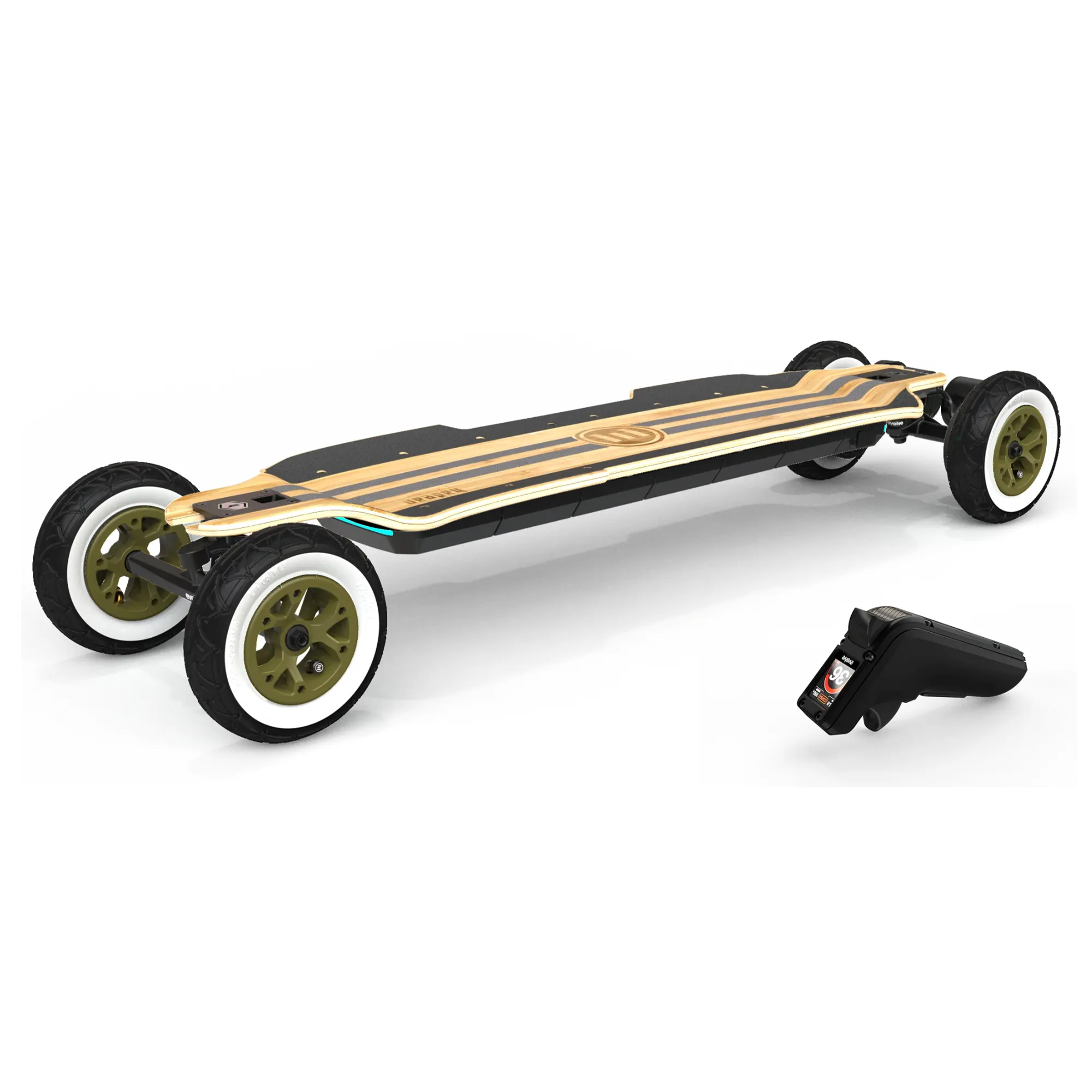 Hadean Bamboo All Terrain Electric Skateboard (Store Demo)