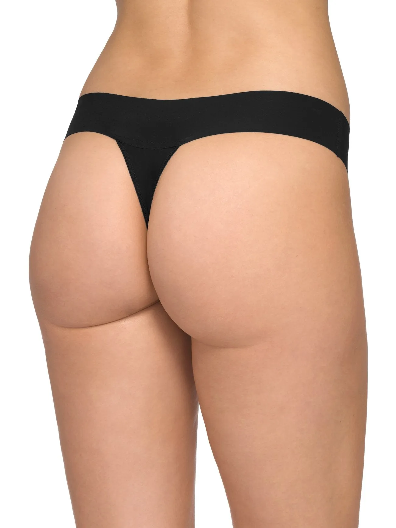 Hanky Panky Bare Natural Rise Thong - Black