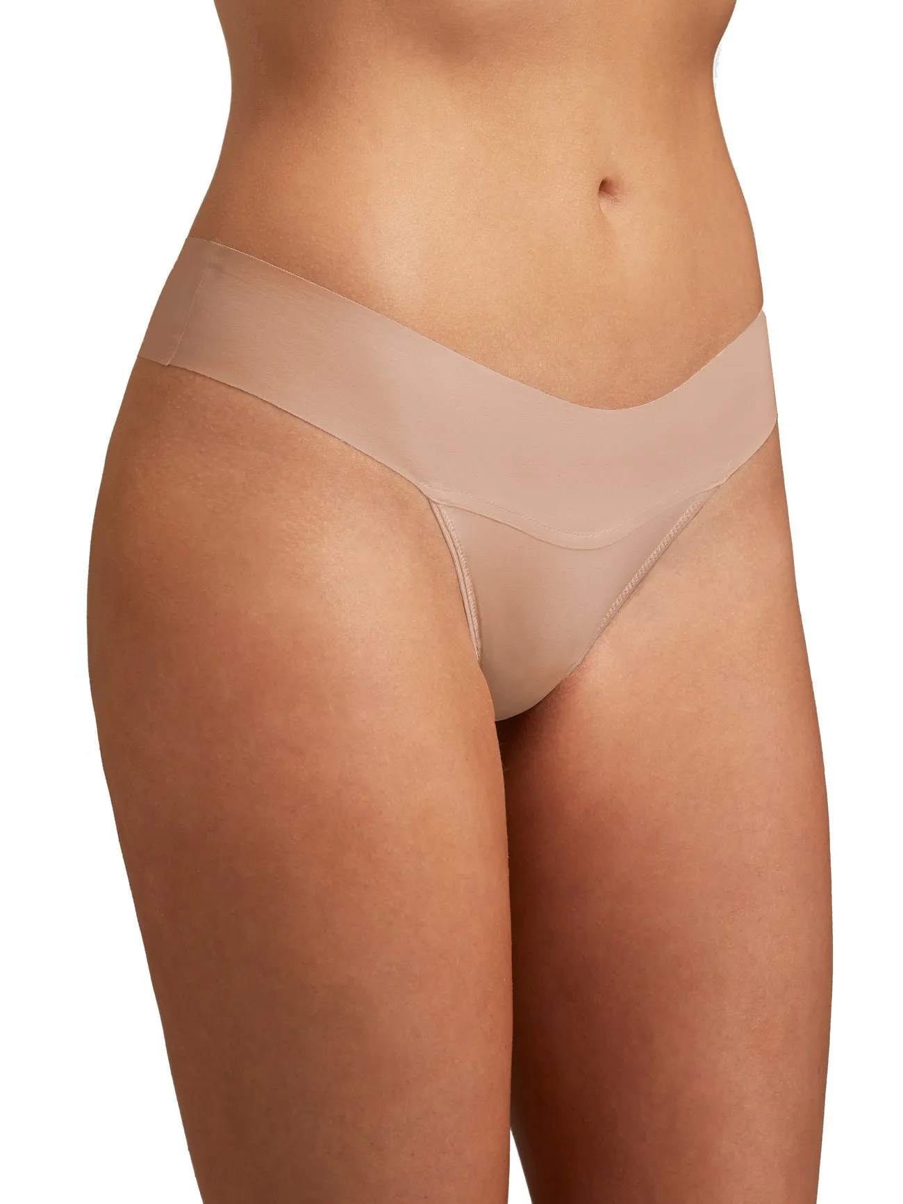 Hanky Panky Bare Natural Rise Thong - Taupe