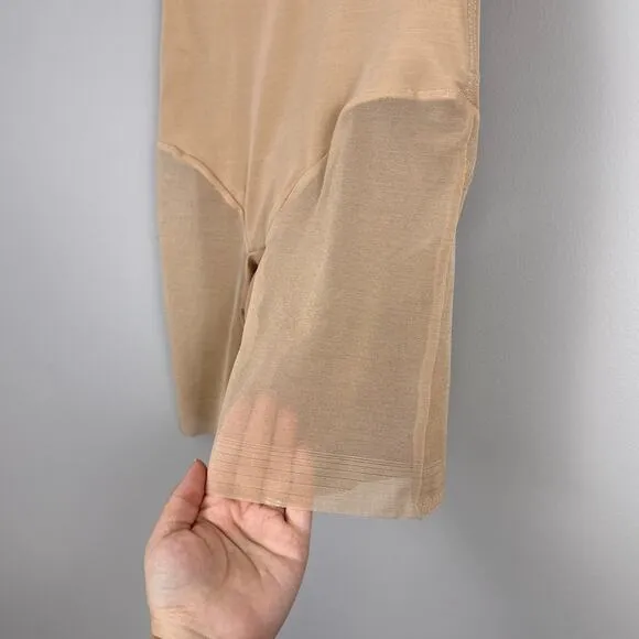 Honeylove SuperPower Short Medium Sand Beige Compression Shapewear Shaper