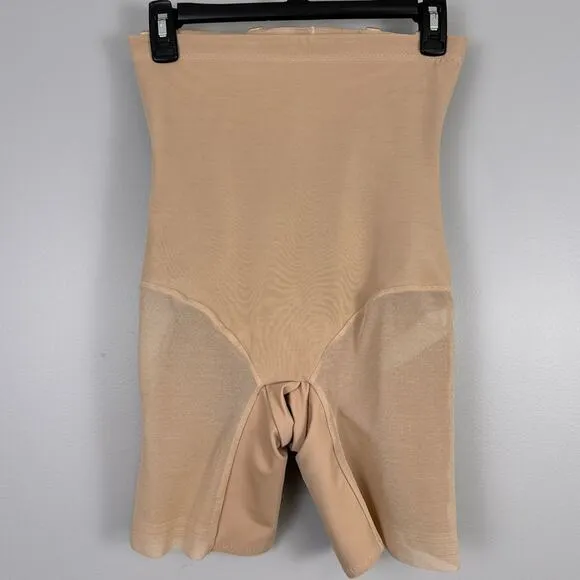 Honeylove SuperPower Short Medium Sand Beige Compression Shapewear Shaper