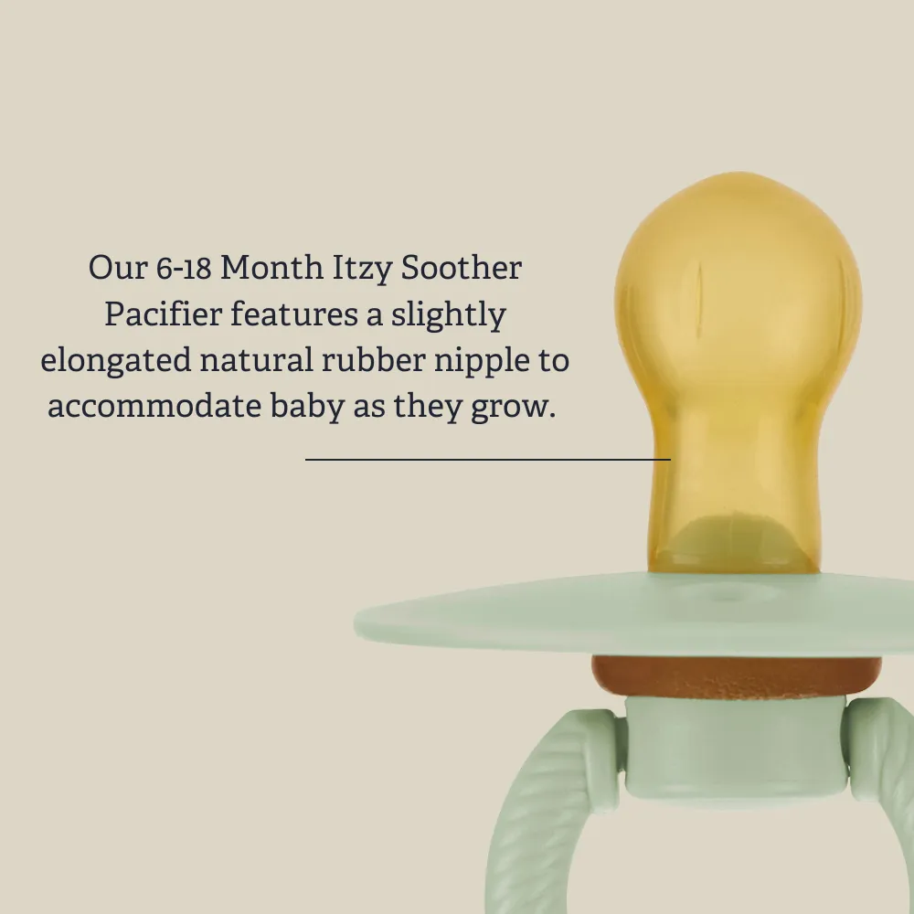 Itzy Soother™ Natural Rubber Pacifier - 6-18M