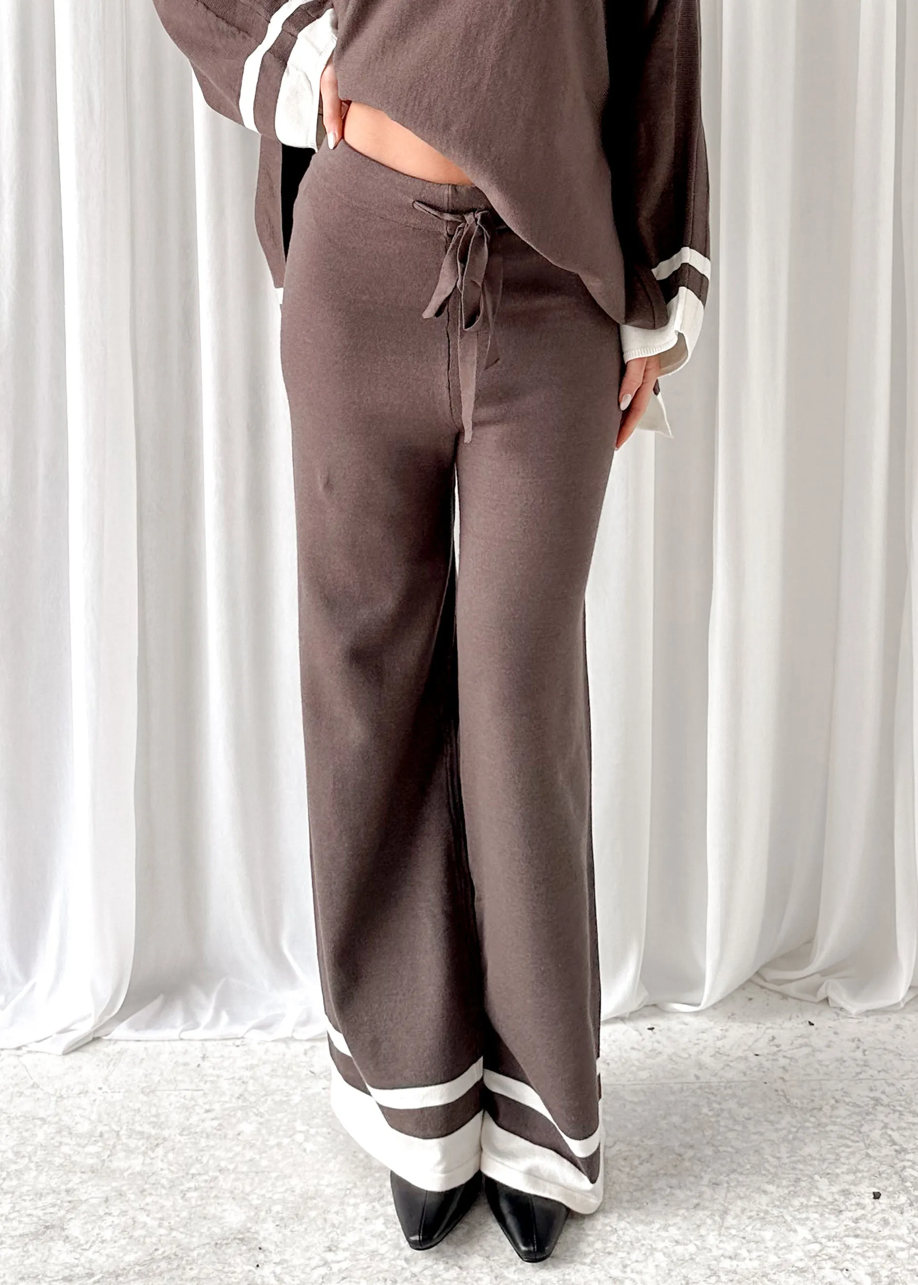 Jenner Knit Pants - Charcoal