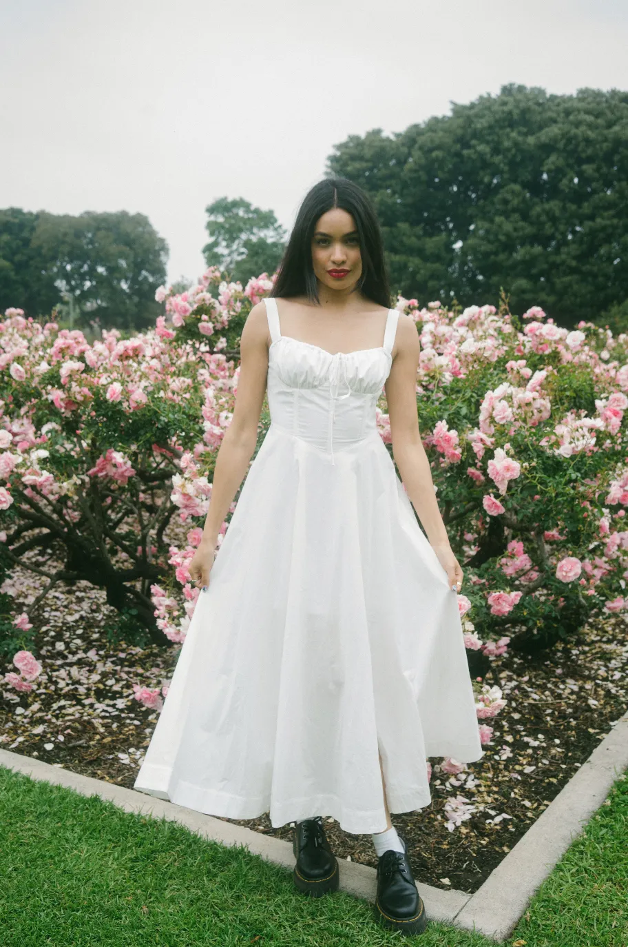 Josephine Dress in Off-White