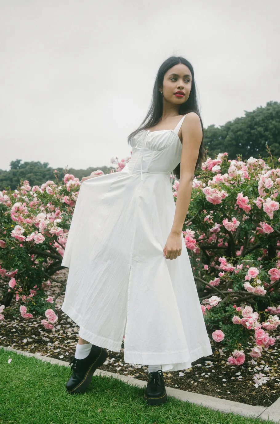 Josephine Dress in Off-White
