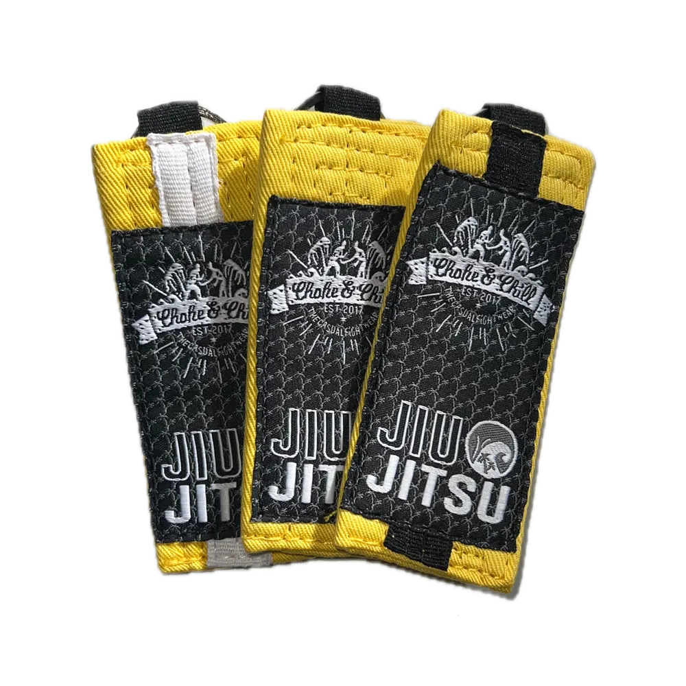 Keychain - Jiu Jitsu Kids Belts (Grey, Yellow, Orange, Green)