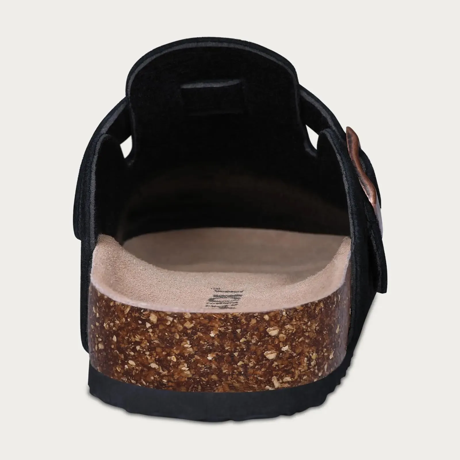KIDMI New Suede Women Clogs Slippers Fashion Cork Footbed Beach Slippers Soft Cork Nonslip Men Clogs Slippers With Arch Support