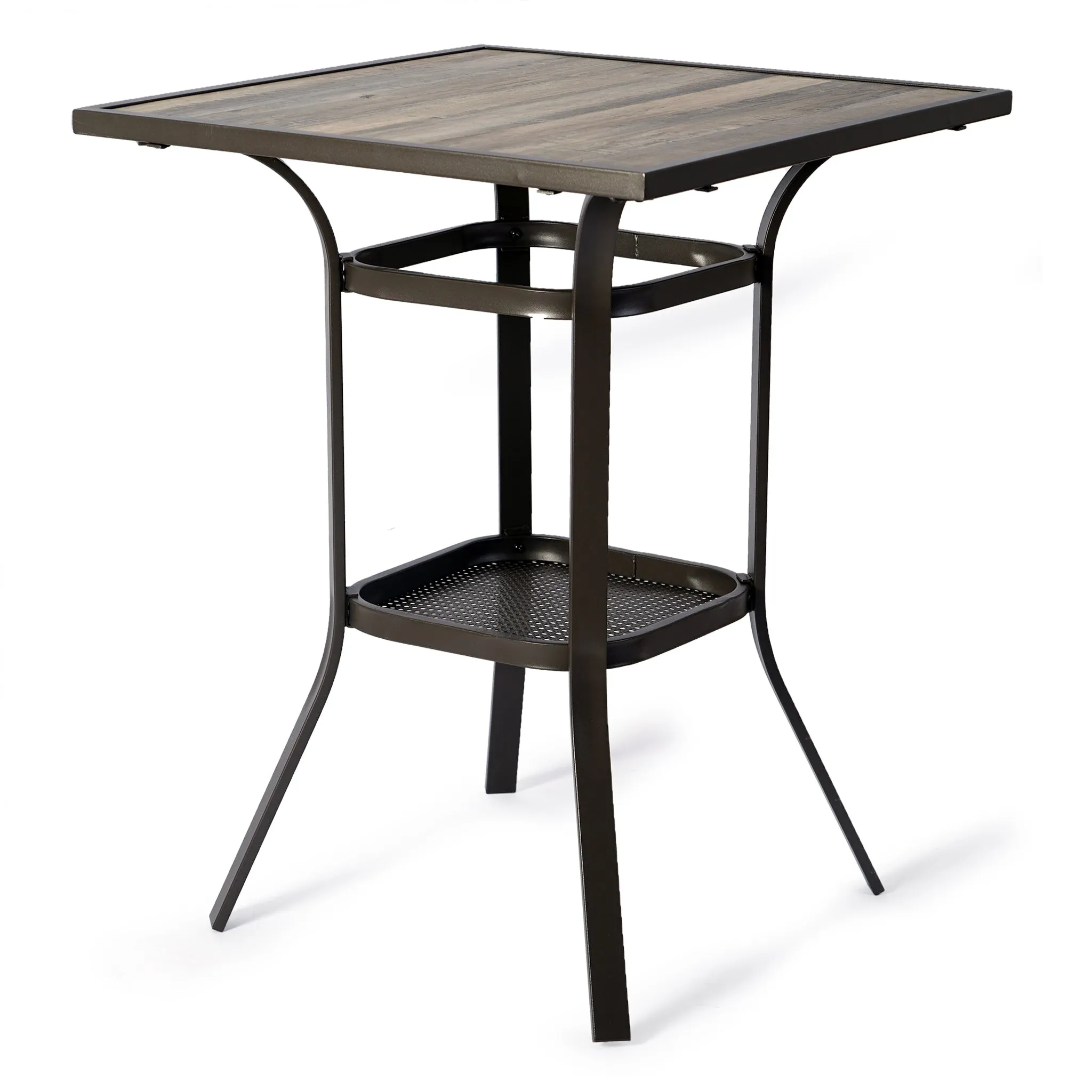 Kozyard Isabella High Swivel Bar Stools/Chair Set for Home Patio, Back Yard, Cafes, Bistro, Restaurants and Chic Bars (5 Options)