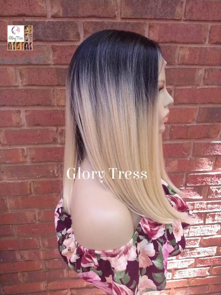 Lace Front Wig, Bob Wig, Ombre Blonde Wig, HD Lace Wig, Glory Tress, Wig, African American Wig, On Sale // ADORATION