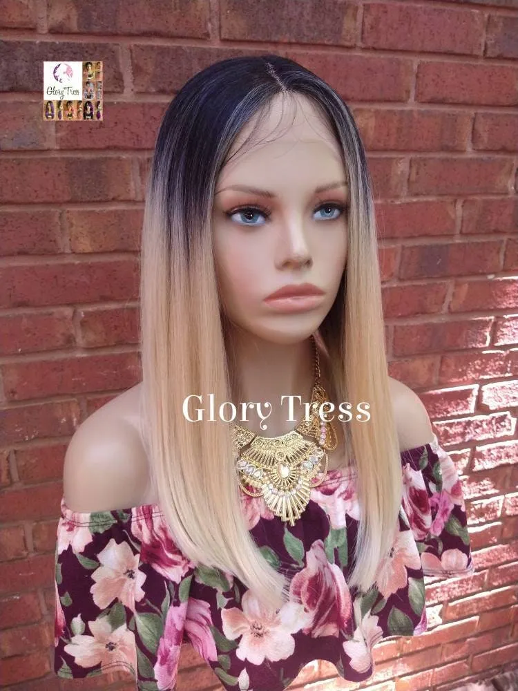 Lace Front Wig, Bob Wig, Ombre Blonde Wig, HD Lace Wig, Glory Tress, Wig, African American Wig, On Sale // ADORATION