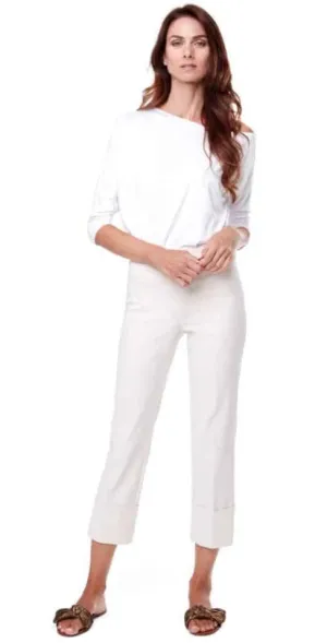 Ladies Linen Cropped Pant