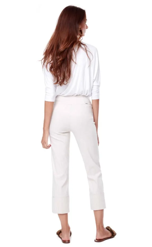 Ladies Linen Cropped Pant