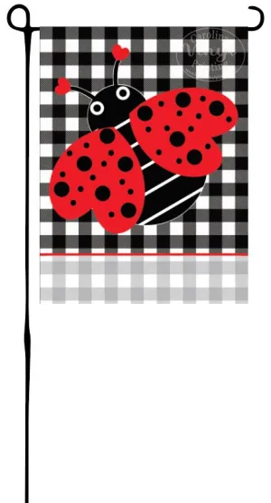 Lady Bug Garden Flag
