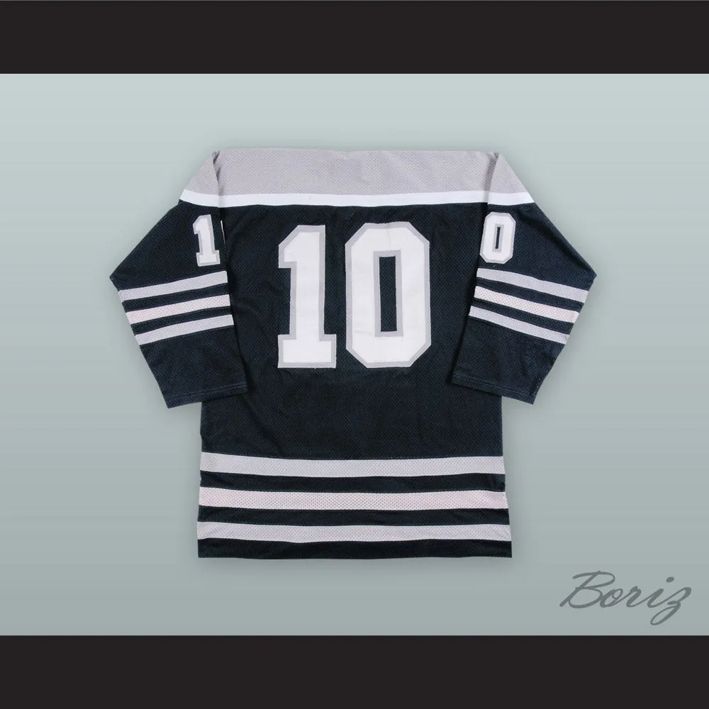Len Soccio 10 Columbus Chill Black Hockey Jersey