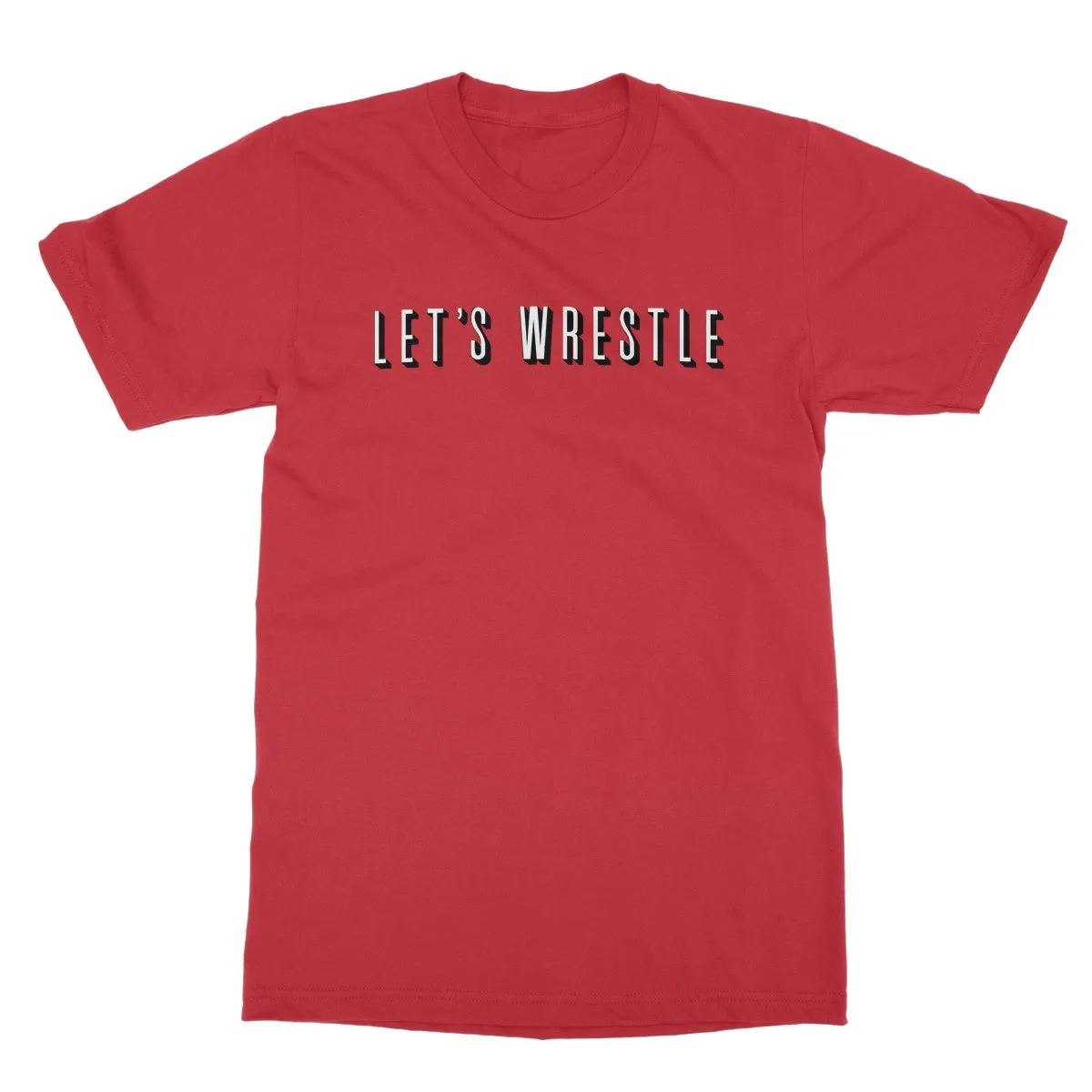 Let's Wrestle and Chill Softstyle T-Shirt