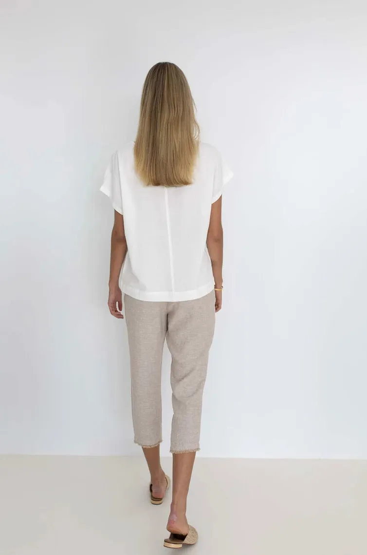 LEXI COTTON TOP IVORY