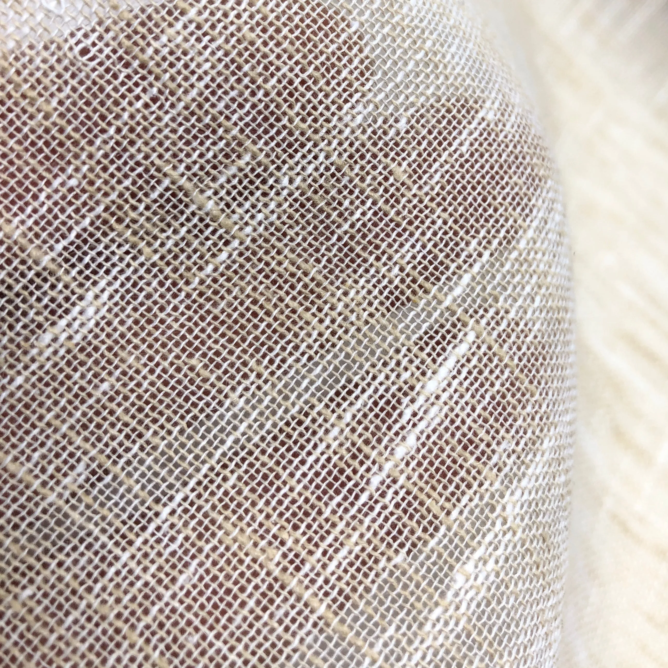 Light Gray Faux Texture Linen Flat Roman Shade/CL1034