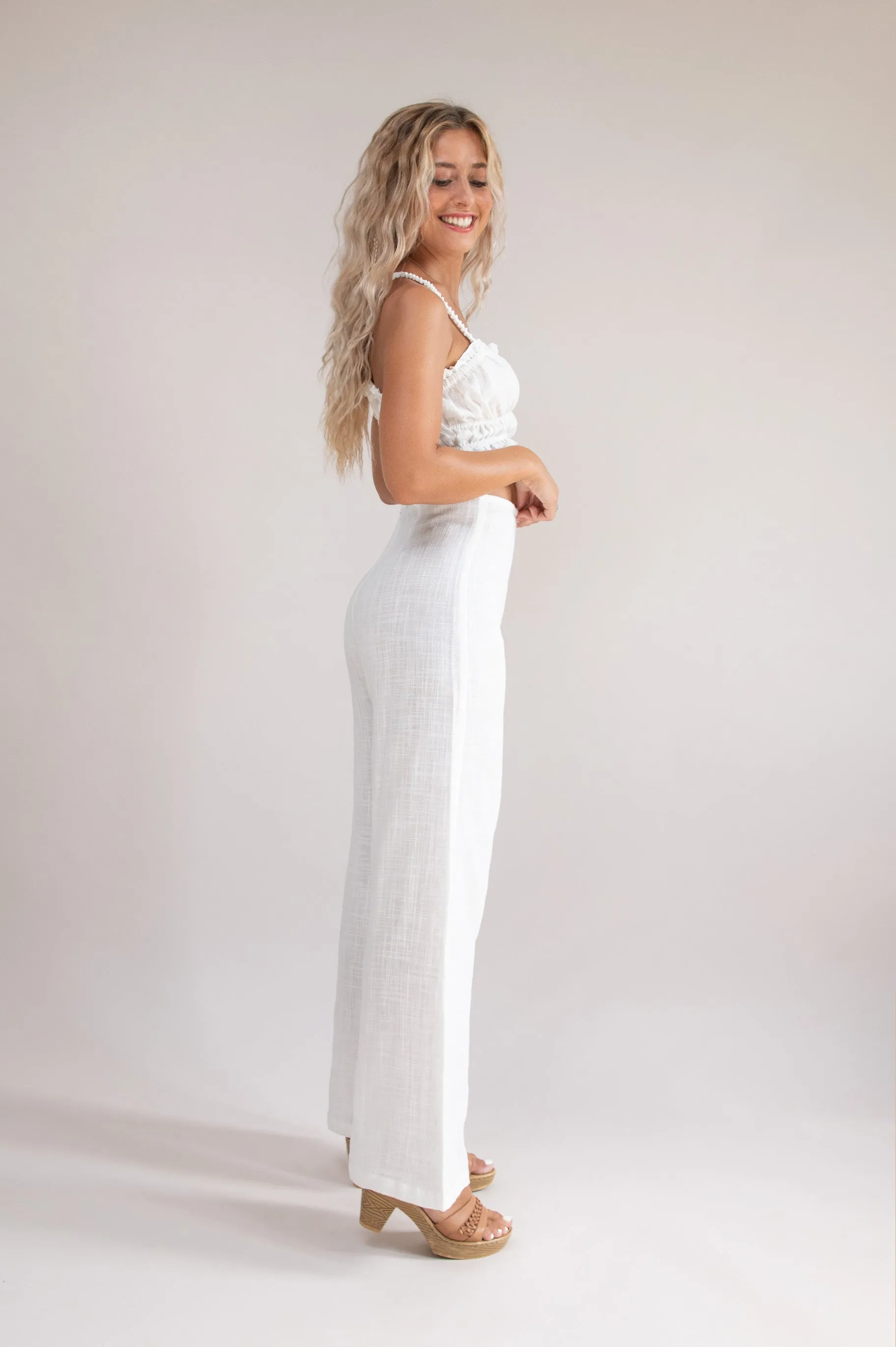 Lotus Pants - White