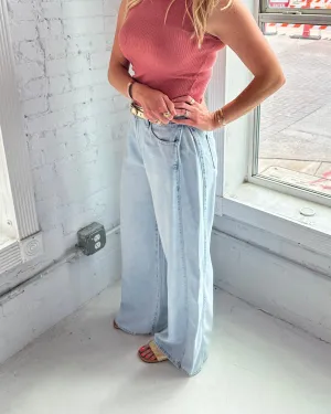 Low Slung Pleat Jean