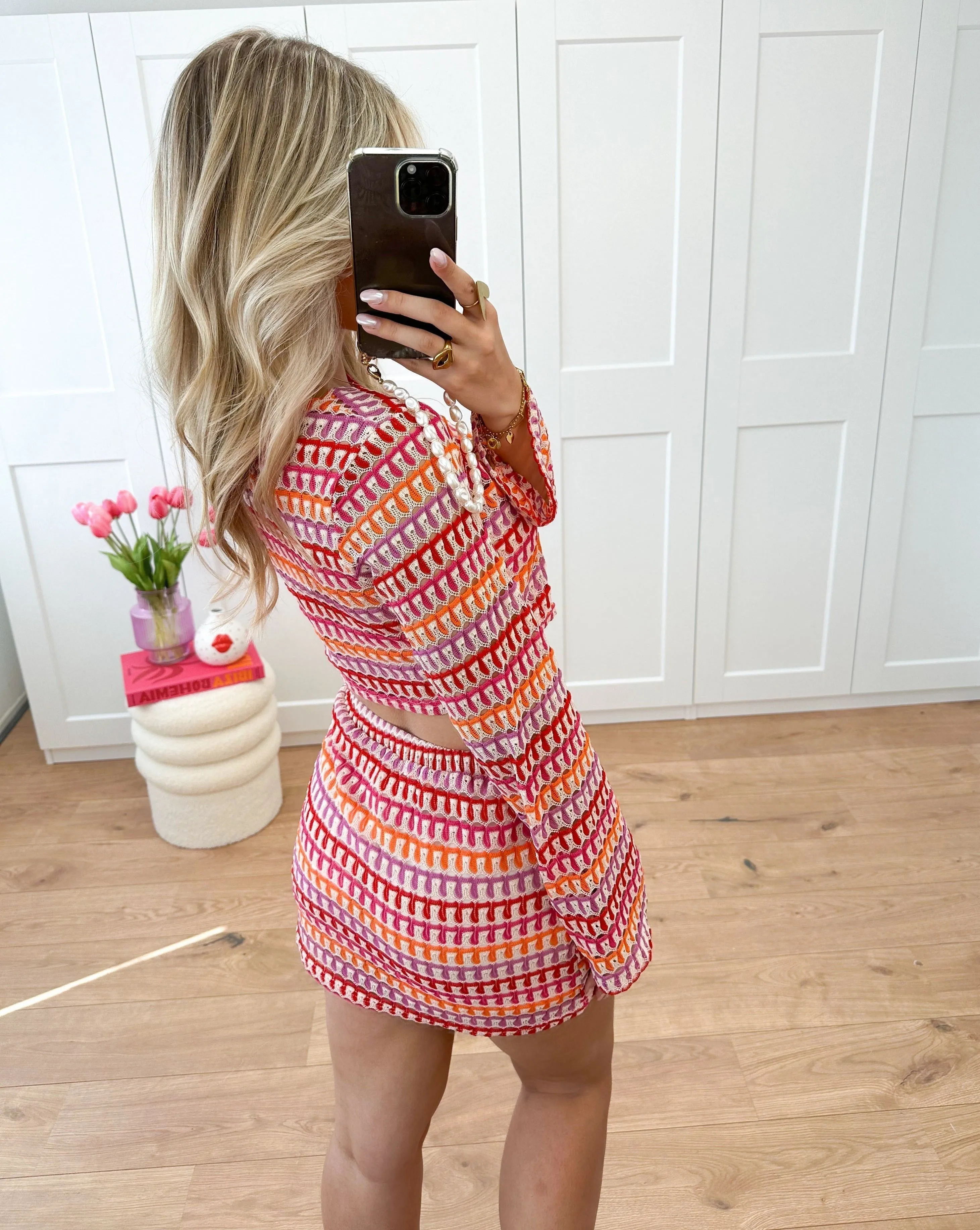 Luna – Classic Women's Top and Skirt Set