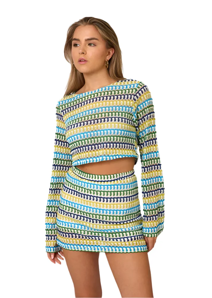 Luna – Classic Women's Top and Skirt Set