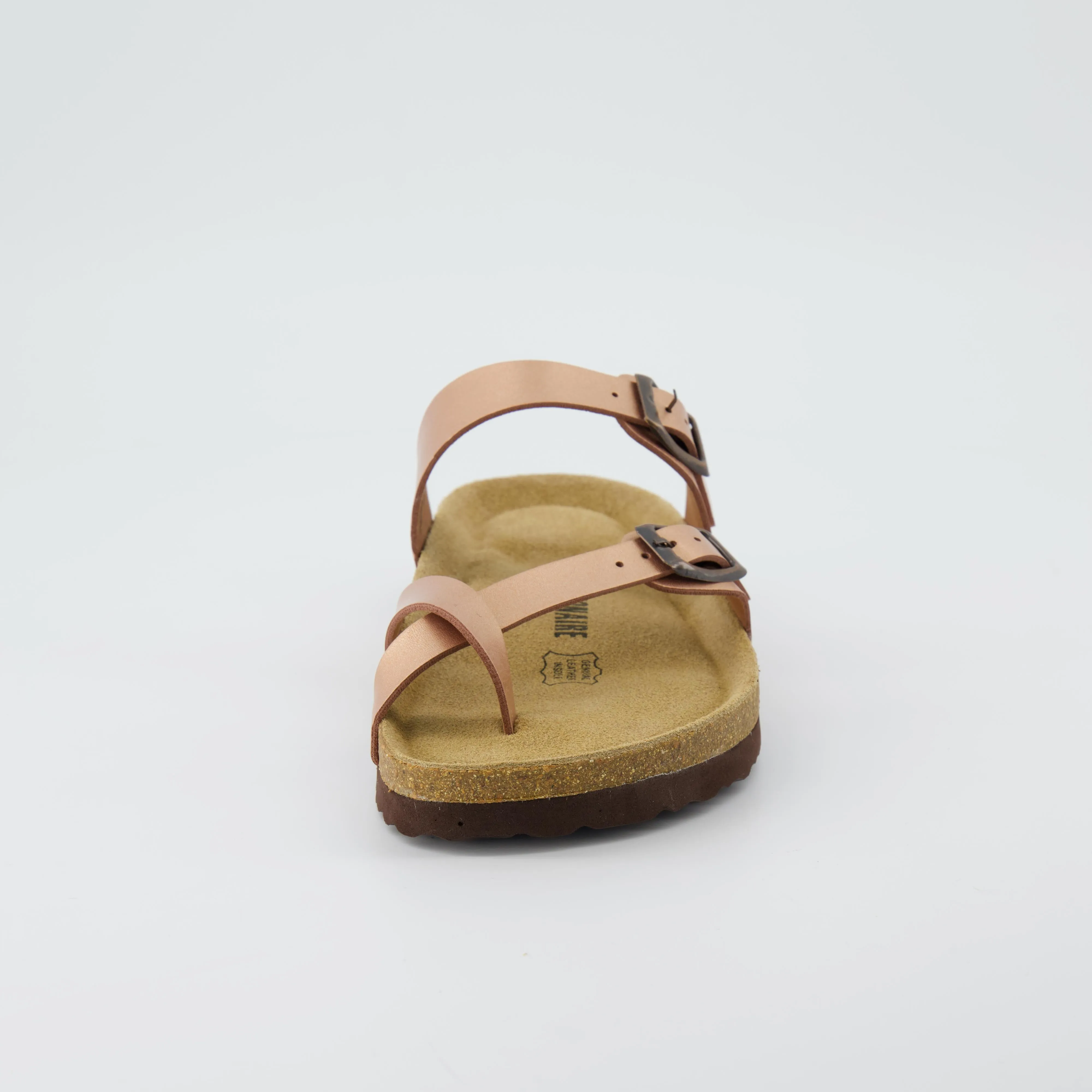 Luna Cork Footbed Sandal Metallics