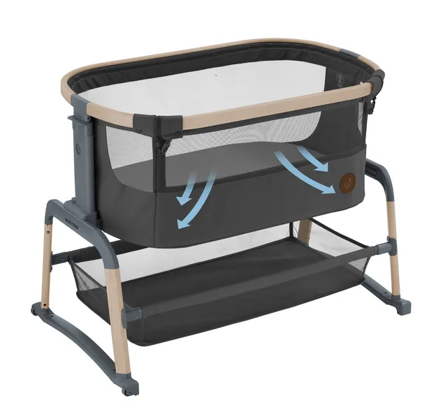Maxi-Cosi Iora Air Co-Sleeper Crib - Beyond Graphite