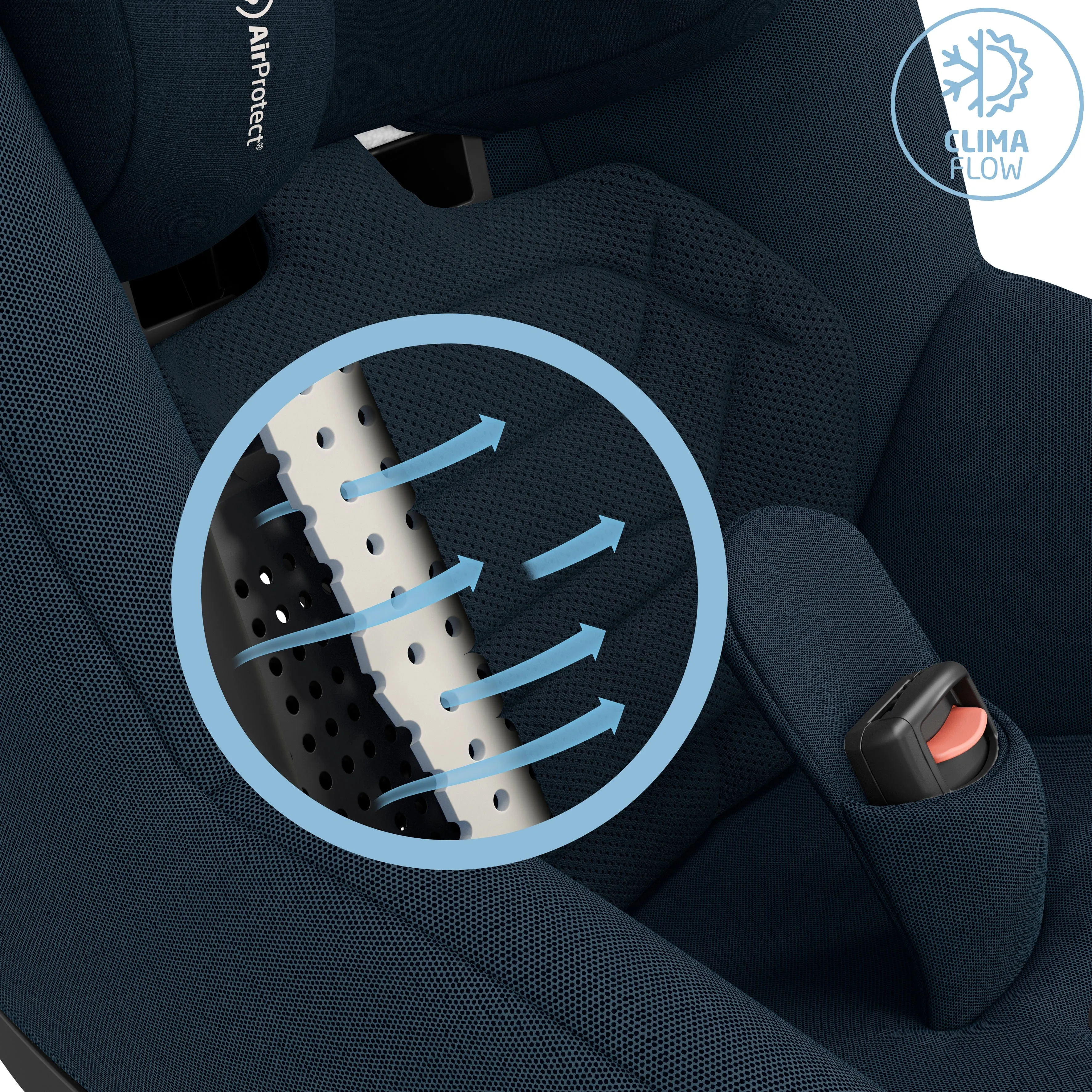 Maxi Cosi Pearl 360 PRO Car Seat - Authentic Blue