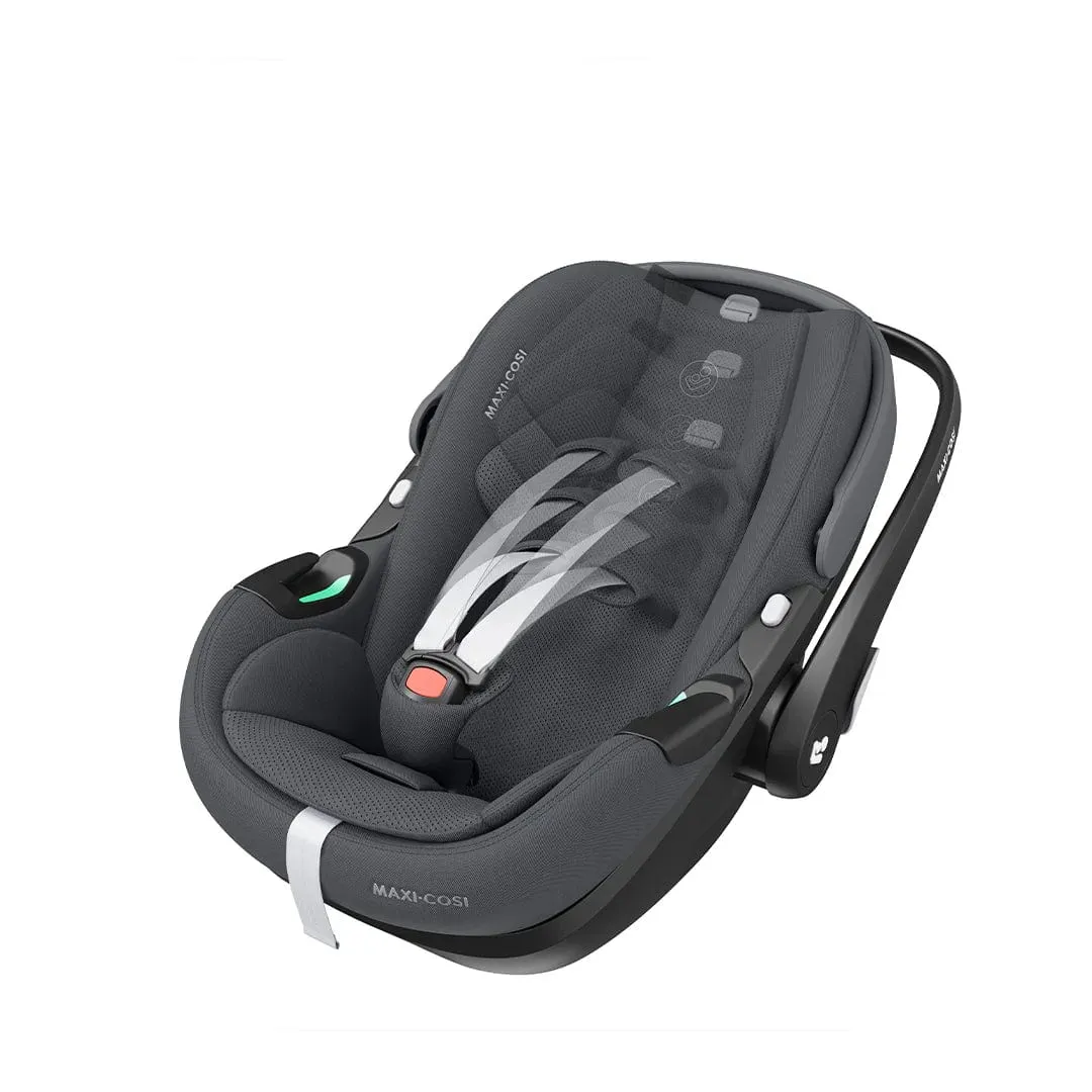 Maxi Cosi Pebble 360 PRO 2 Car Seat and Base - Twillic Graphite