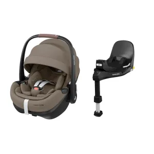 Maxi Cosi Pebble 360 PRO 2 Car Seat and Base - Twillic Truffle