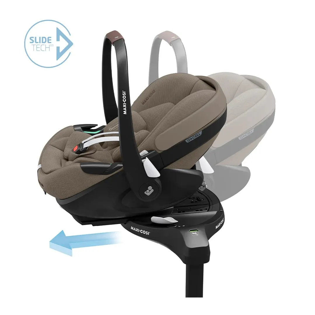 Maxi Cosi Pebble 360 PRO 2 Car Seat and Base - Twillic Truffle