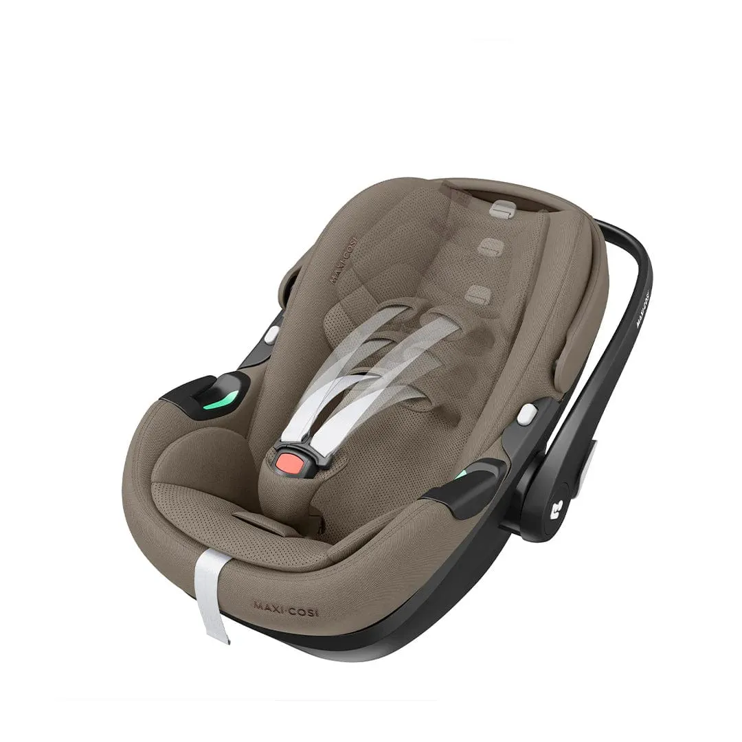 Maxi Cosi Pebble 360 PRO 2 Car Seat and Base - Twillic Truffle
