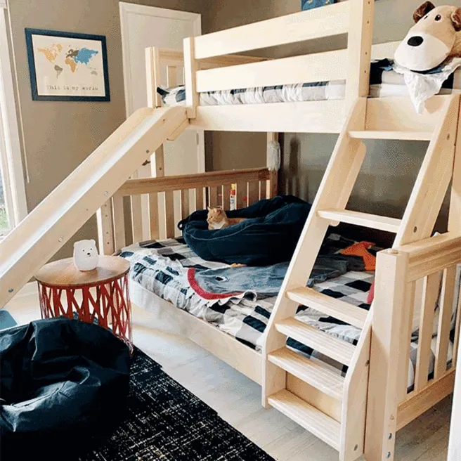 Maxtrix Twin over Full Medium Bunk Bed   Slide
