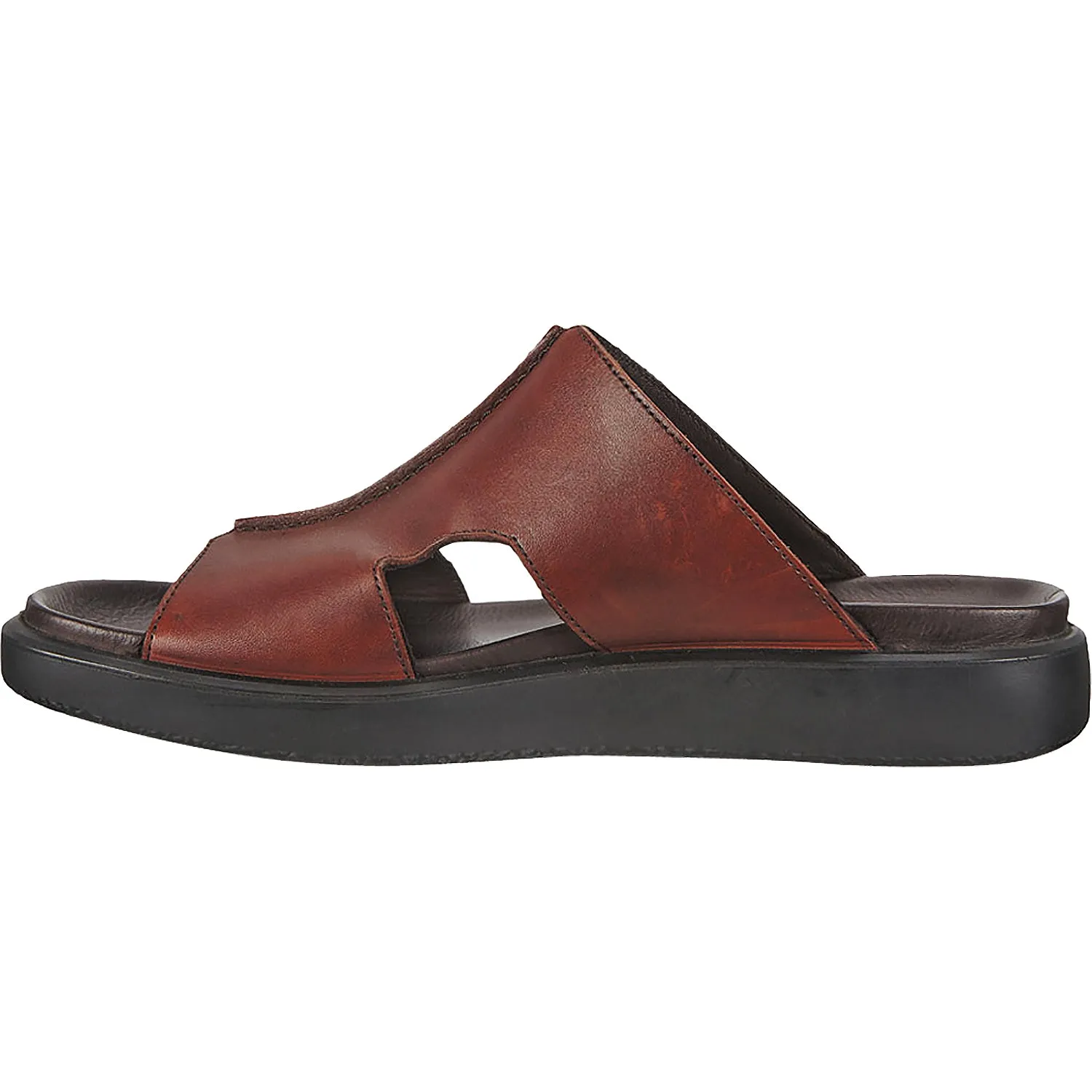 Men's Ecco Flowt LX Slide Cognac Leather