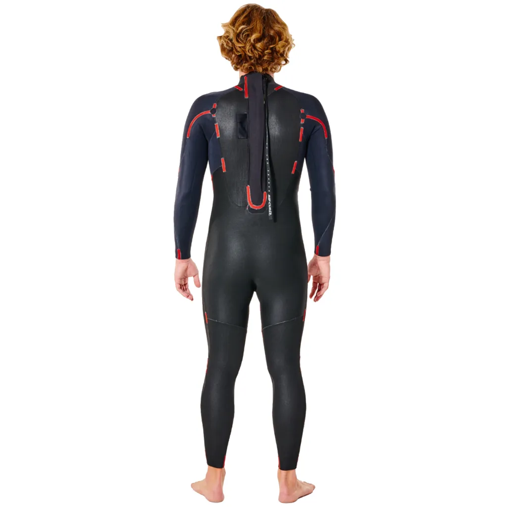 Men's Omega 3/2 Back Zip Steamer