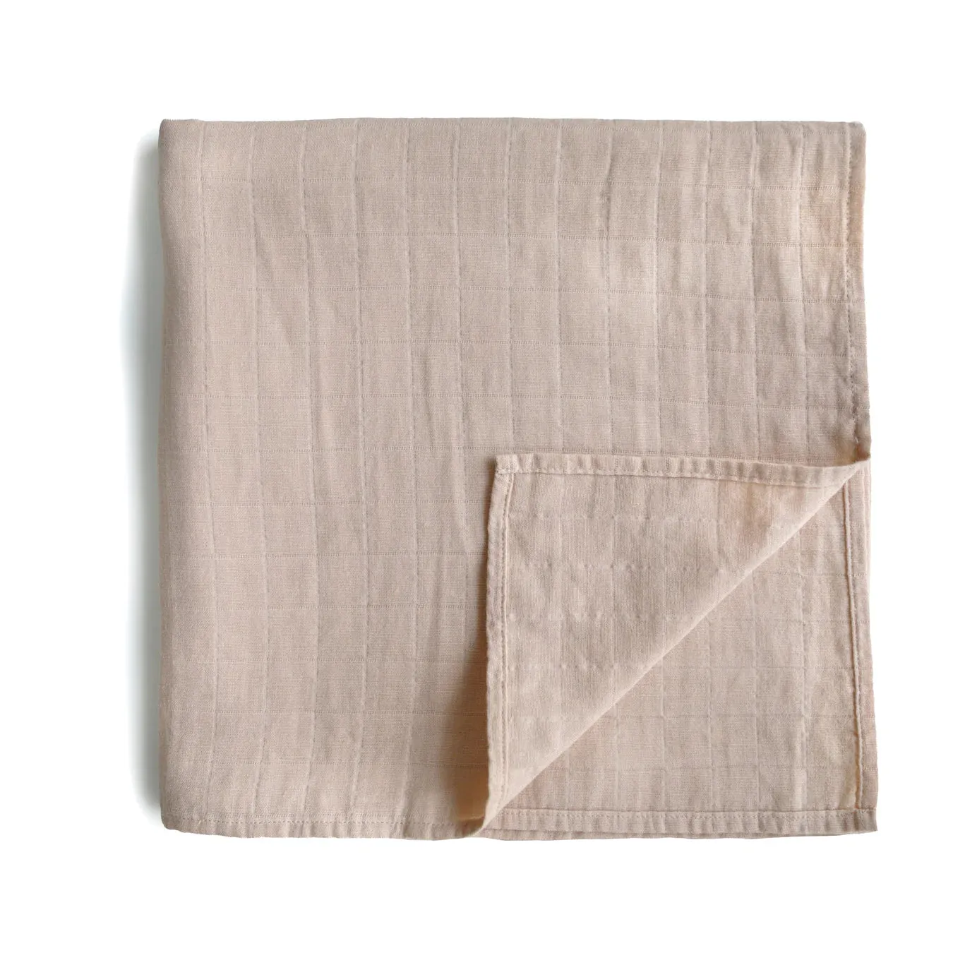 Muslin Swaddle Blanket (Blush)