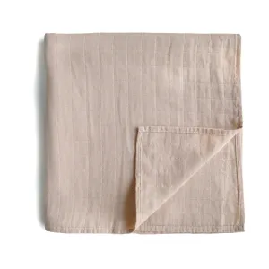 Muslin Swaddle Blanket (Blush)