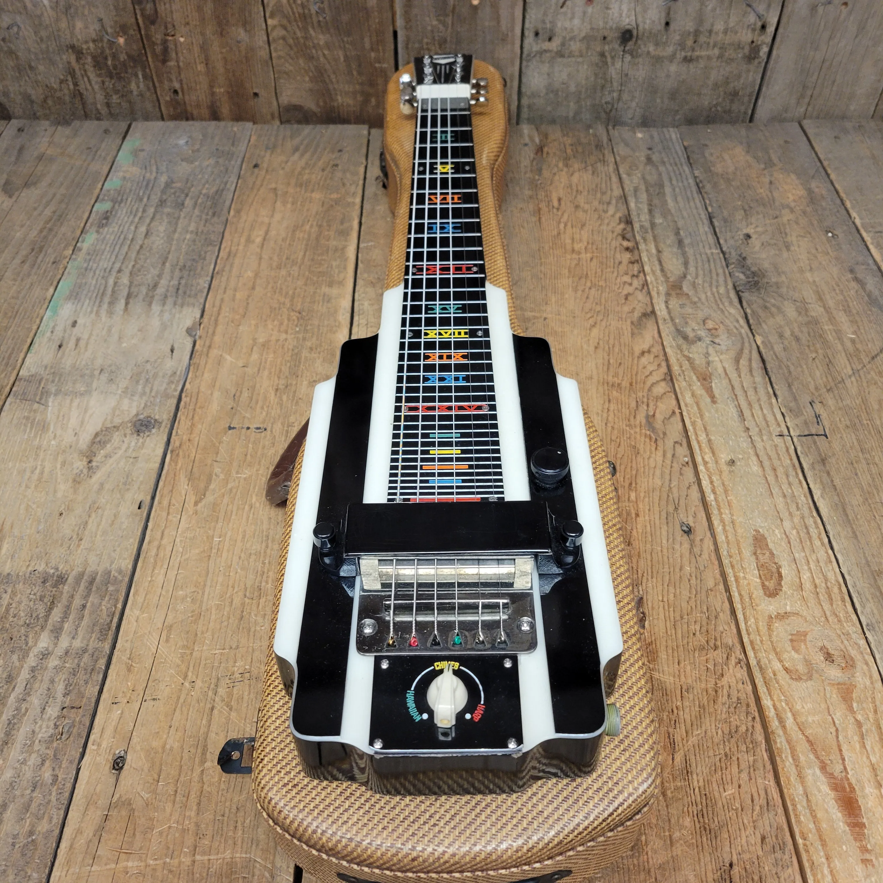 National New Yorker Lap Steel and Model 75 Tweed Amplifier Set 1940