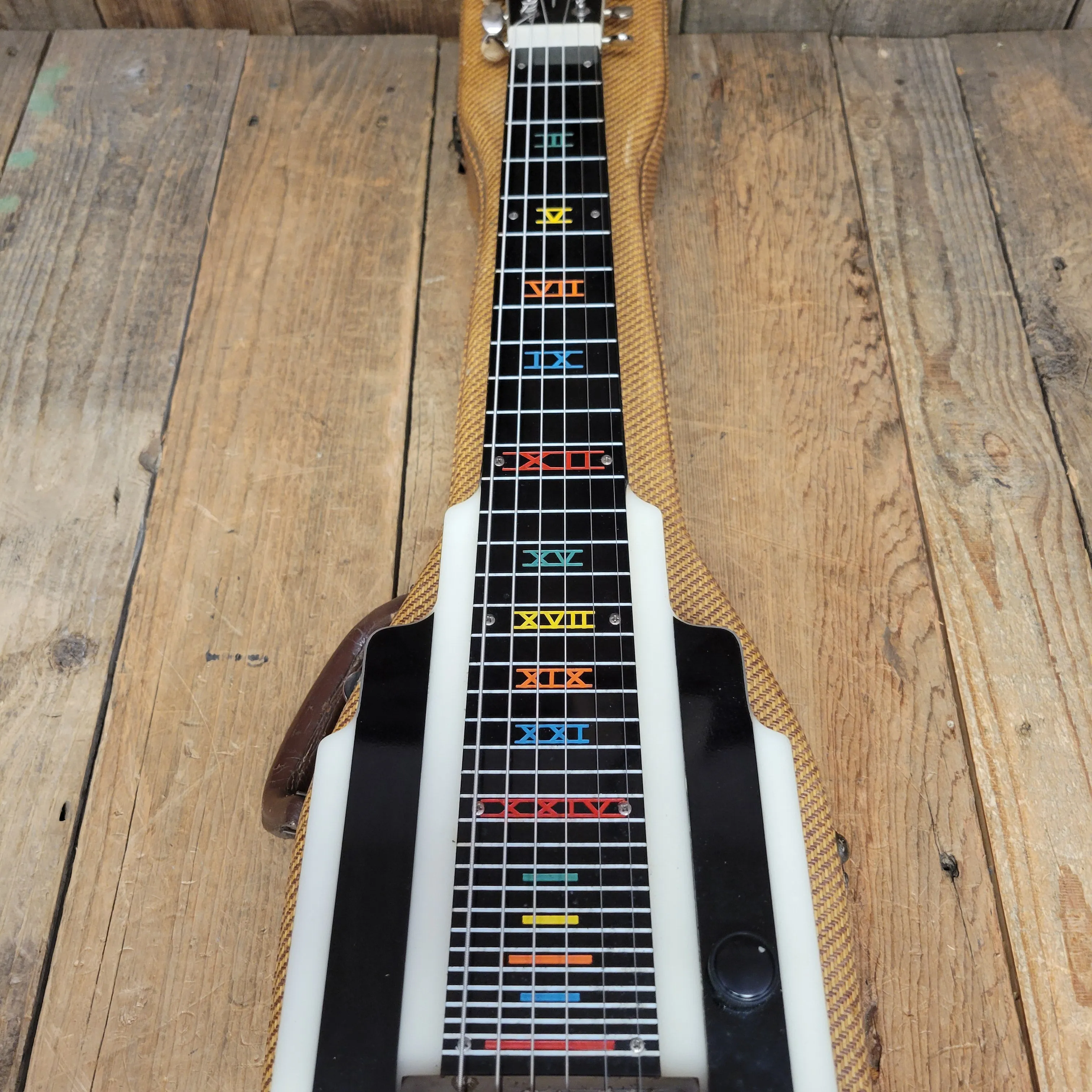 National New Yorker Lap Steel and Model 75 Tweed Amplifier Set 1940